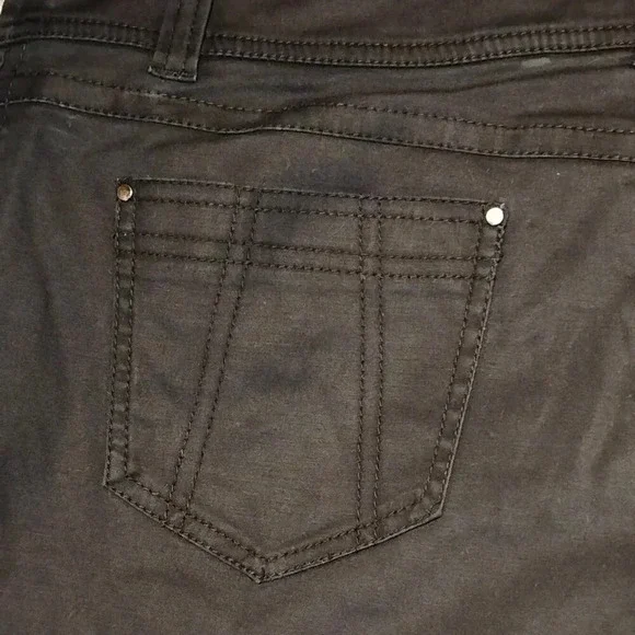 Denver Hayes Women's Curvy Black Stretch Jeans Size  10 x 30 - Picture 11 of 13